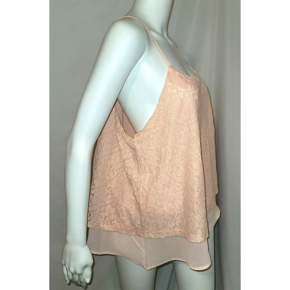 NWT IT Girl Lace Flowing Strappy Layered Halter Top - Size XL - Picture 2 of 9
